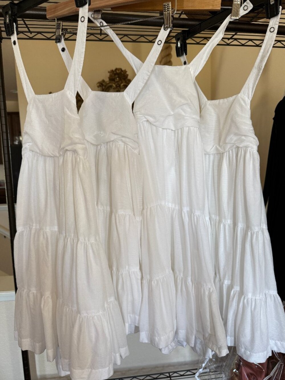 Bundle of Old Navy Girls Halter Dresses - white
